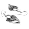 925 Sterling Silver Traditional Design Oxidized Earring