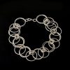 Fashion Silver Plated Round Design Bracelet Jewelry For Girls