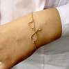 Gold Silver Stethoscope Bracelet Nurse Doctor Medical Student Bangle 925 Silver Jewelry Gift