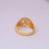 Fashion Gold Plated OM Design Ring For Men's Jewelry