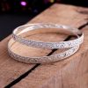 925 sterling silver bangle, silver bangle, round bangle, adjustable bangle, buy silver bangle online, buy silver bangle online, buy Silver Stud bangle online