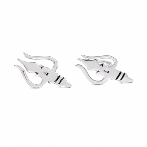 Trishul Men’s Silver Stud