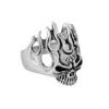 Fashion Skull Silver Plated Oxidized Ring Men's Jewelry4