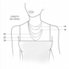 mangalsutra design size measurement, chain size, black beads, necklace size