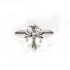 Fashion Silver Oxidized Plated Cross Patonce Ring Jewelry
