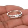 Valentine Latest Love Heart 925 Sterling Silver Ring for Women Girls Girlfriend Couples Lovers Design Jewelry