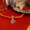 925 Silver Unique Charm Thread Rakhi For Raksha Bandhan3