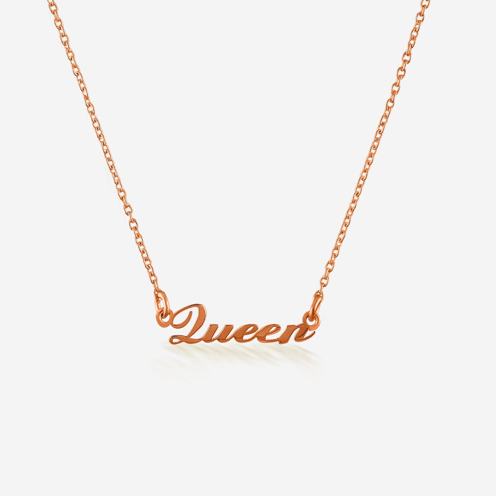 Queen on sale name pendant