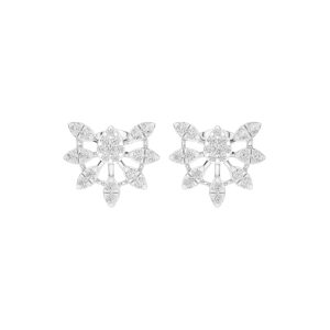 Floral Crystal Fashion Earrings for Women